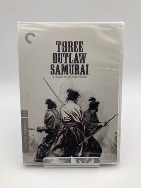 Three Outlaw Samurai 1964 Criterion Collection DVD Black & White